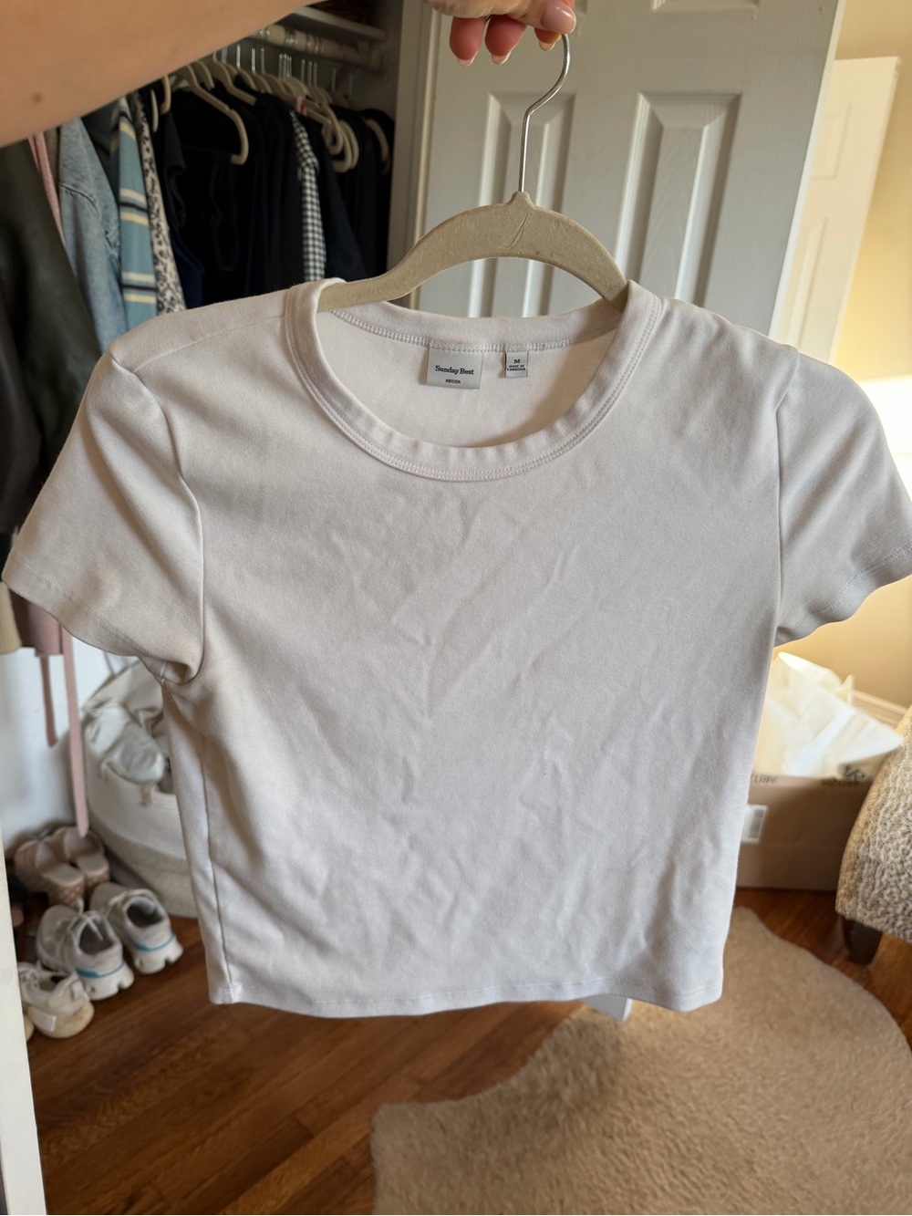 Sunday Best White Short Sleeve Tee
